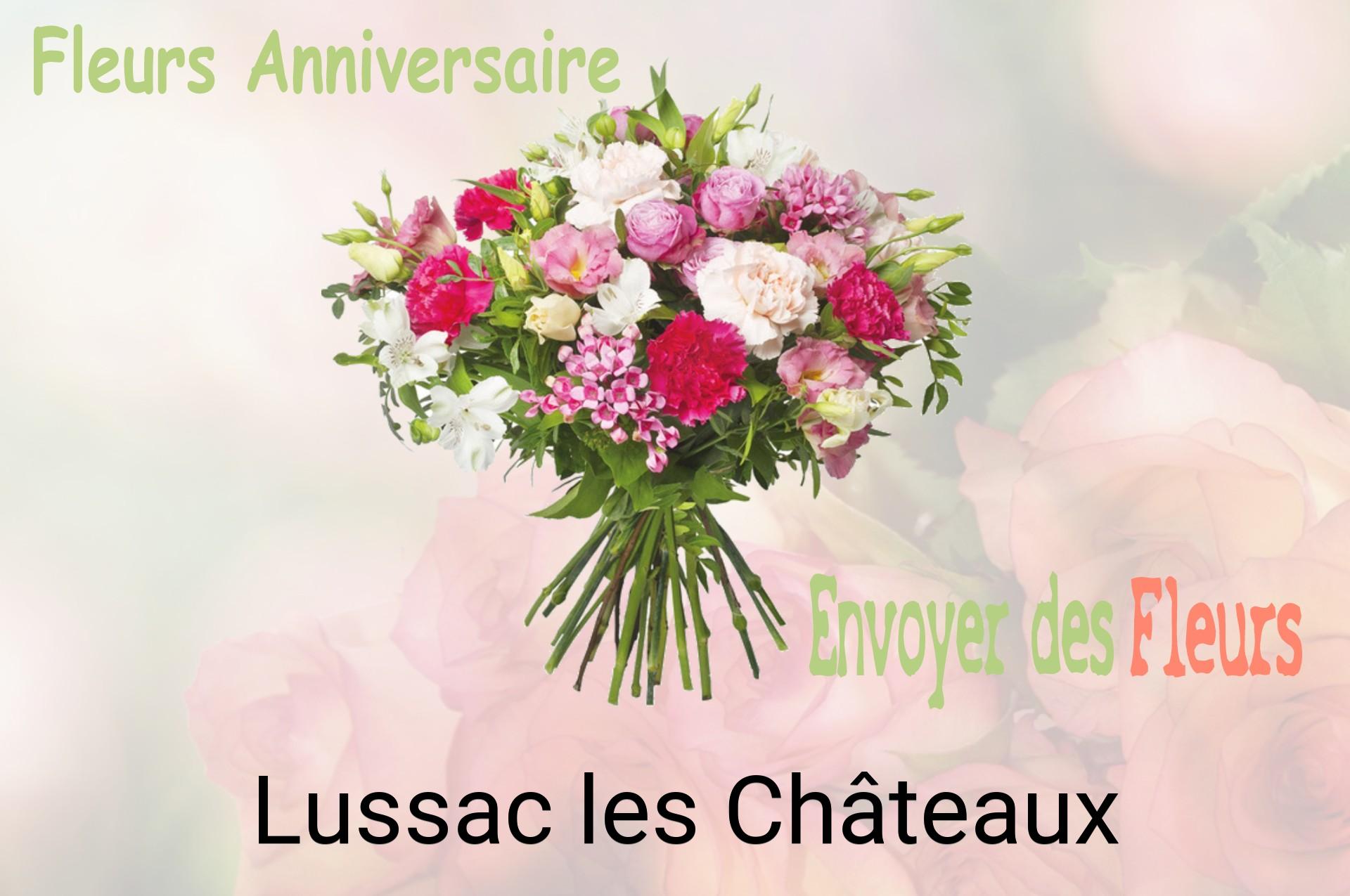 Bouquet de fleurs d’anniversaire livré à Lussac-les-Châteaux