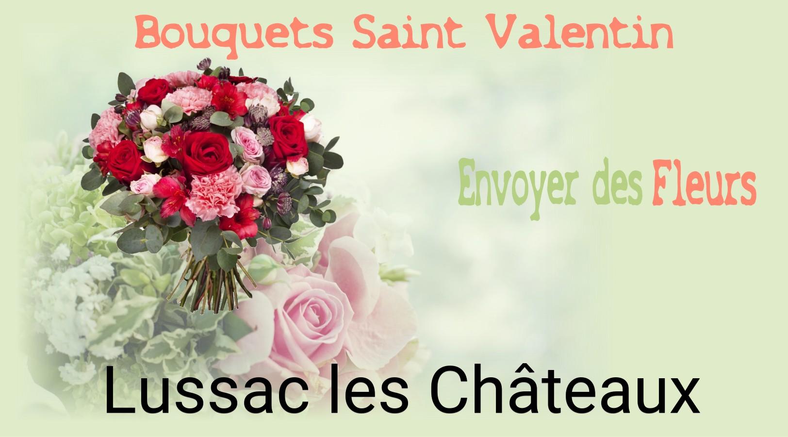 Roses de Saint-Valentin livrées à Lussac-les-Châteaux
